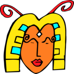 Tribal Woman Clip Art