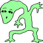 Space Alien 048 Clip Art