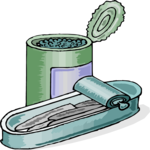 Sardine Can 4 Clip Art