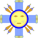 Sun Face 11 Clip Art