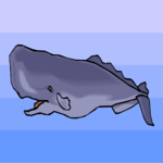 Whale - Sperm 2 Clip Art