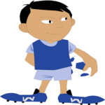 Soccer - Player 56 Clip Art