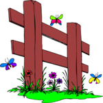 Fence 8 Clip Art