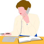 Businessman on Telephone 3