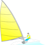 Windsurfing 11 Clip Art