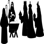 Nativity Scene 04 Clip Art