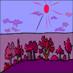 Dusk 1 Clip Art