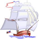 Ship 076 Clip Art