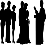 Ceremony - Silhouette 1 Clip Art