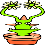 Mutant Plant 36 Clip Art