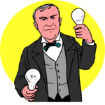 Edison 1 Clip Art