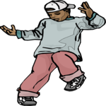 Boy Dancing 4 Clip Art