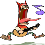 Minstrel 1 Clip Art