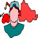 Tow Truck Driver 2 Clip Art