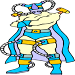 Mutant Super Hero 13 Clip Art