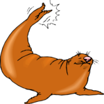 Sea Lion - Happy Clip Art