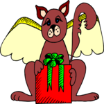 Squirrel & Gift