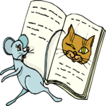 Mouse & Cat Picture Clip Art