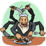 Dining Alone 12 Clip Art