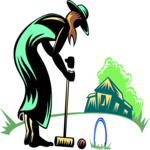 Croquet 1 Clip Art