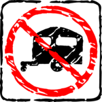 No Trailers Allowed 1 Clip Art