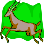 Gazelle 1 Clip Art