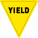 Yield 09 Clip Art