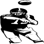 Quarterback 07 Clip Art