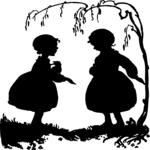 Silhouettes, Girls Talking 2