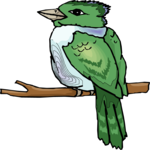 Bird Perched 64 Clip Art