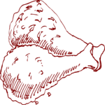 Chicken - Drumsticks 4 Clip Art