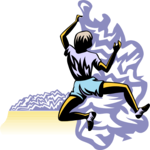 Rock Climber 09 Clip Art