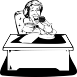 Radio Host Clip Art