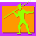 T & F - Javelin 07 Clip Art