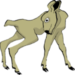 Fawn 3 Clip Art