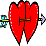 Hearts & Arrow - Red 2
