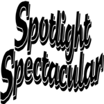 Spotlight Spectacular Clip Art