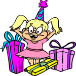 Birthday Girl 3 Clip Art