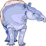 Tapir 3 Clip Art