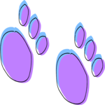 Paw Prints 8 Clip Art