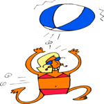 Woman & Beach Ball 2