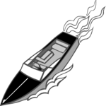 Speed Boat 05 Clip Art