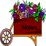 Flower Cart Clip Art