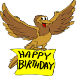 Happy Birthday - Dinosaur 2 Clip Art