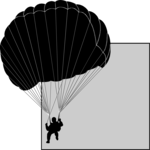 Sky Diving 04 Clip Art