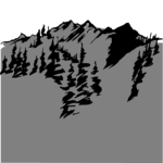 Mountains 071 Clip Art