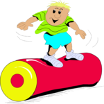 Kid Playing 02 Clip Art