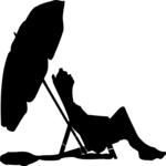 Woman in Beach Chair