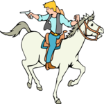 Cowboy 19 Clip Art