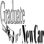 Graduate to a New Car 2 Clip Art